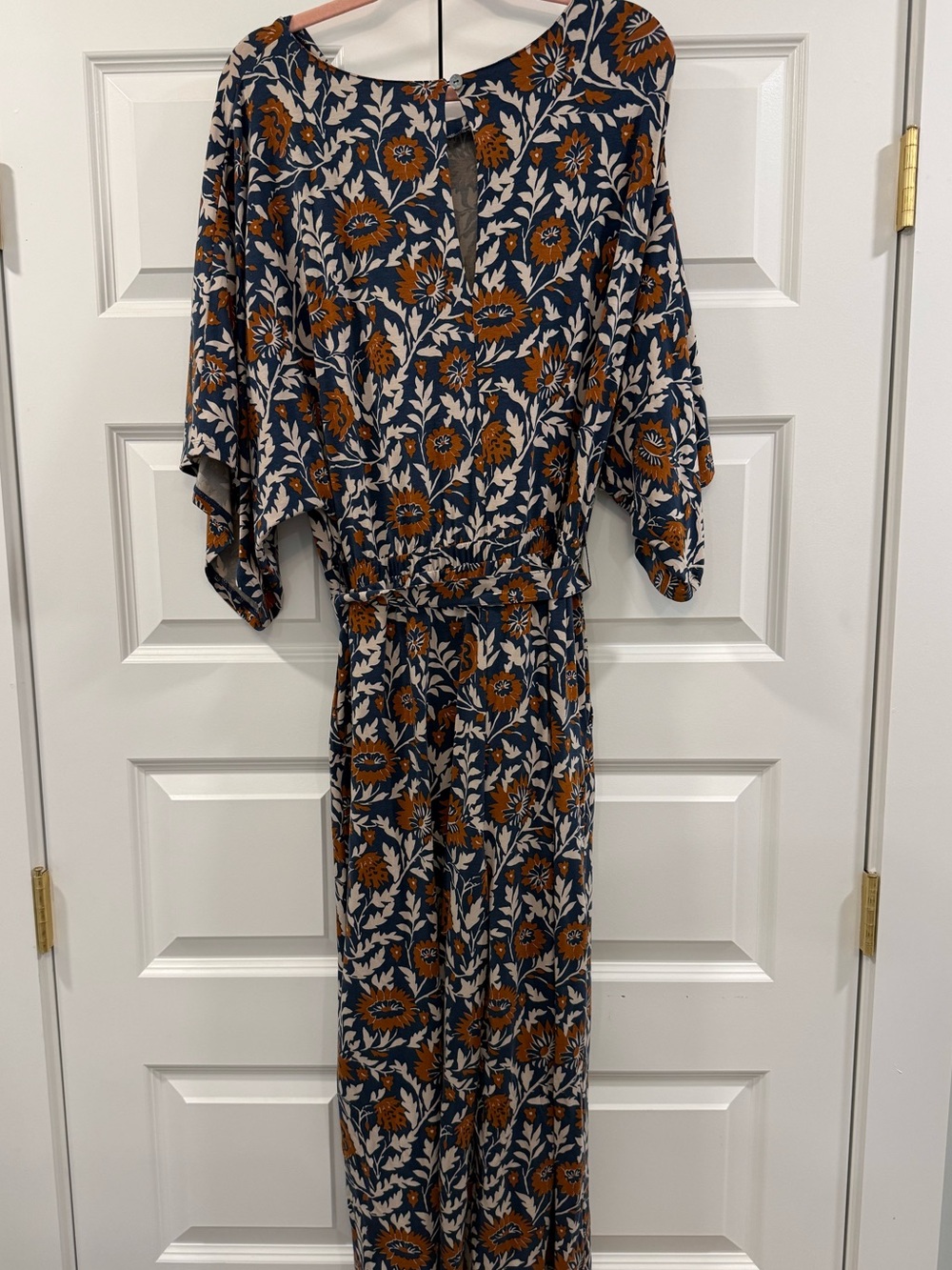 Garnet Hill Prato Knit Jumpsuit Size Large - Picture 9 of 10